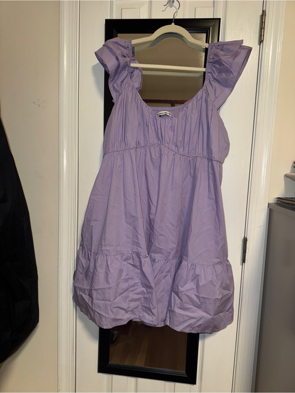 Abercrombie & Fitch Lilac Flutter Dress XXLT